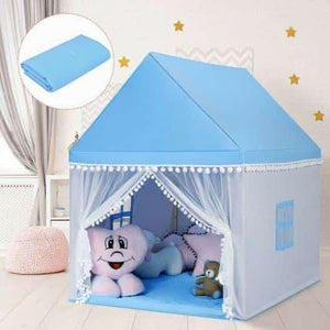 Blue Happy Teepee Jumbo Play House Tent-ANUBHTT001B