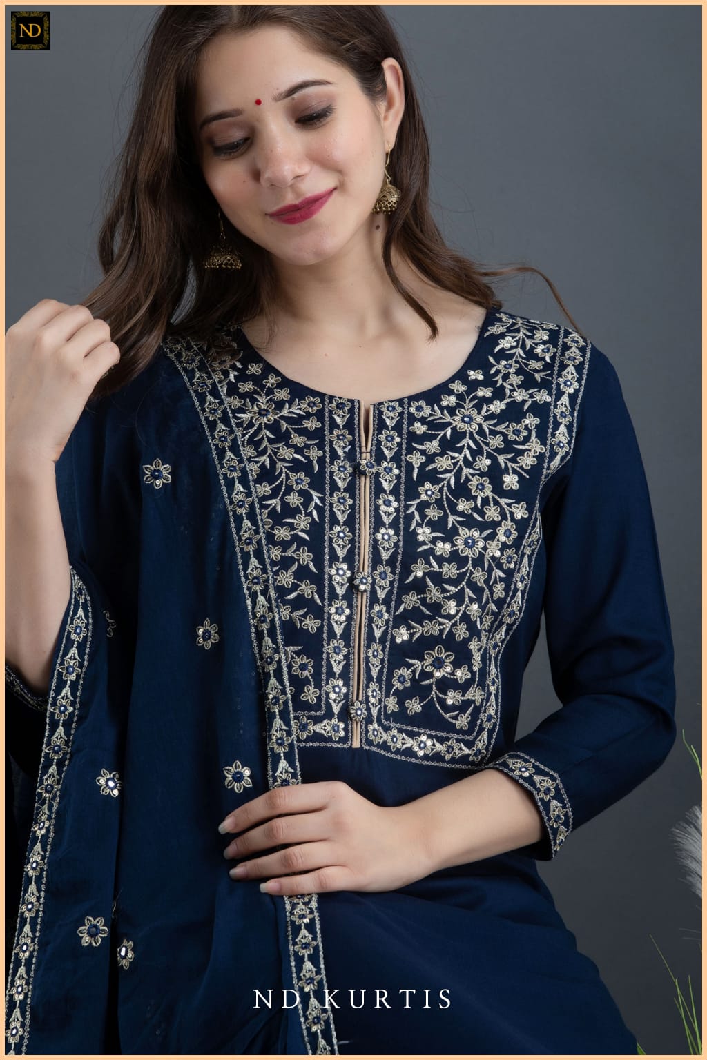 Buy online Kurti Sarara Set , With Duppata from Kurta Kurtis for Women by  New Salim Fabrics for ₹1399 at 23% off | 2024 Limeroad.com