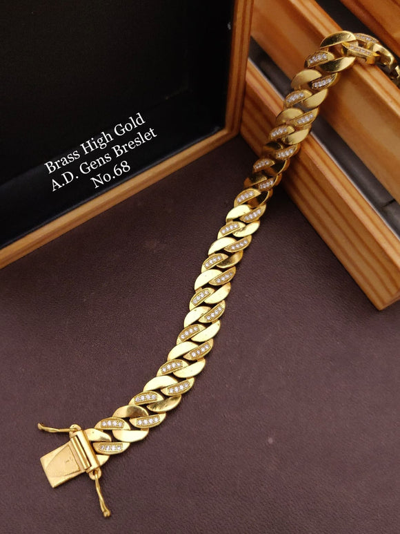 Elegant Wall Diamond Gold Bracelet For Men Design - Branta – Brantashop