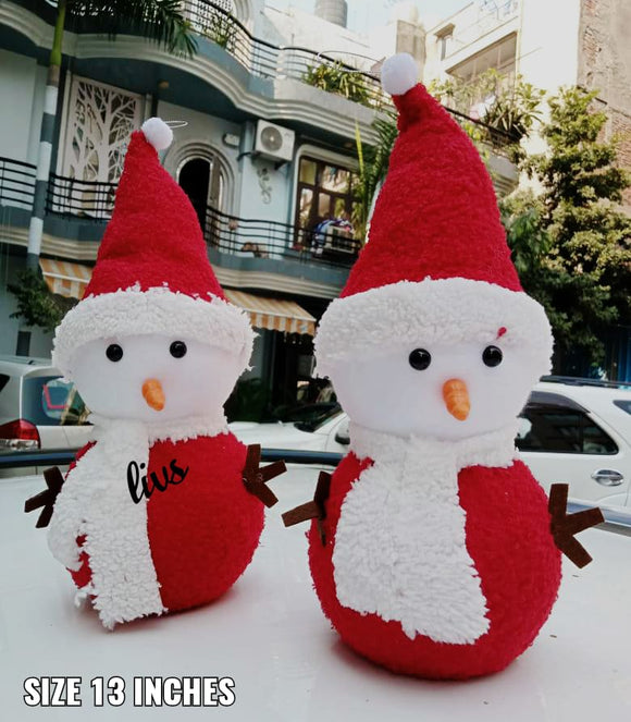 SET OF 2 , CUTE SNOW MAN TO DECORATE YOUR CHRISTMAS -PANI001SM2