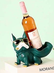 Bull Dog Storage Basket / Bottle Holder Party Platter for This Christmas-ANUB001P