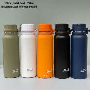 HOT AND COLD INSULATED STEEL THERMOS BOTTLE-PANI001B