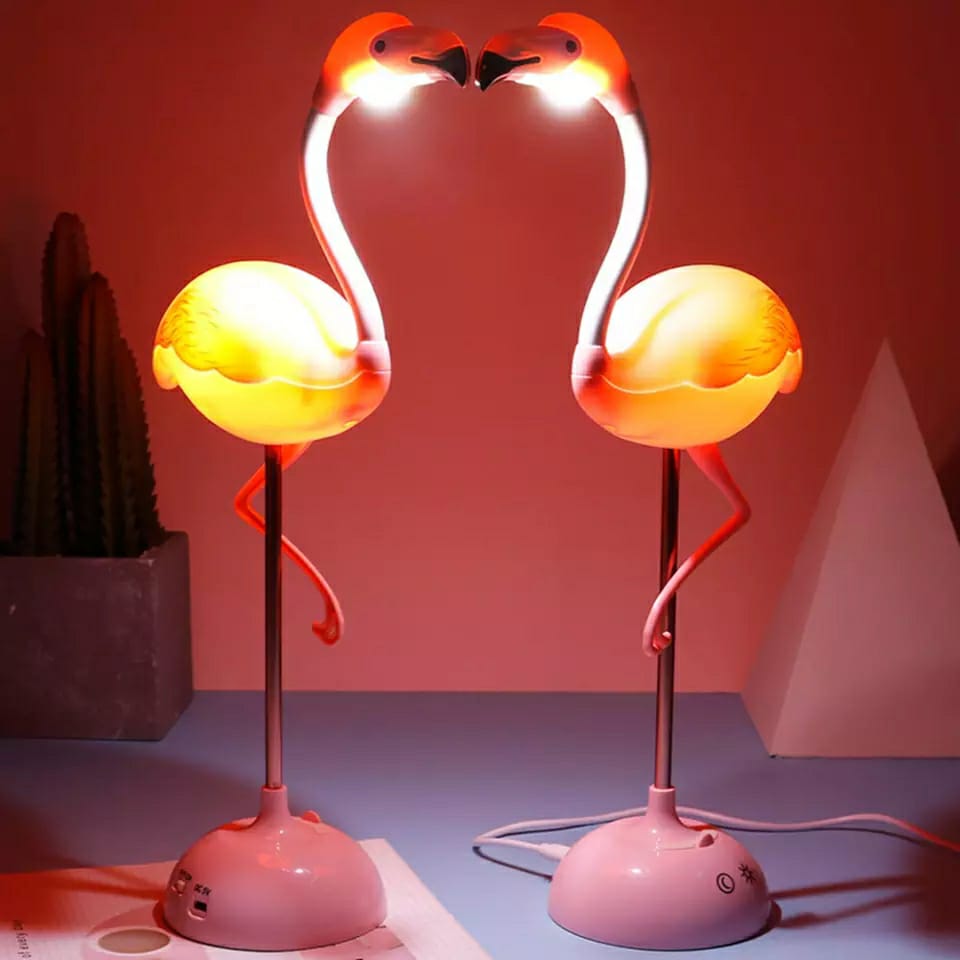 PAIR OF 2, PINK FLAMINGO DECORATIVE TABLE LAMPS -PANI01FL – www