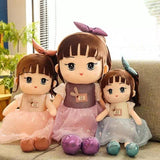 FGRSD Cartoon Girl Plush Doll Soft Stuffed Character /Plush Toys Girl Birthday Gift Doll ( Big Size )-OKG001DG
