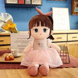FGRSD Cartoon Girl Plush Doll Soft Stuffed Character /Plush Toys Girl Birthday Gift Doll ( Big Size )-OKG001DG