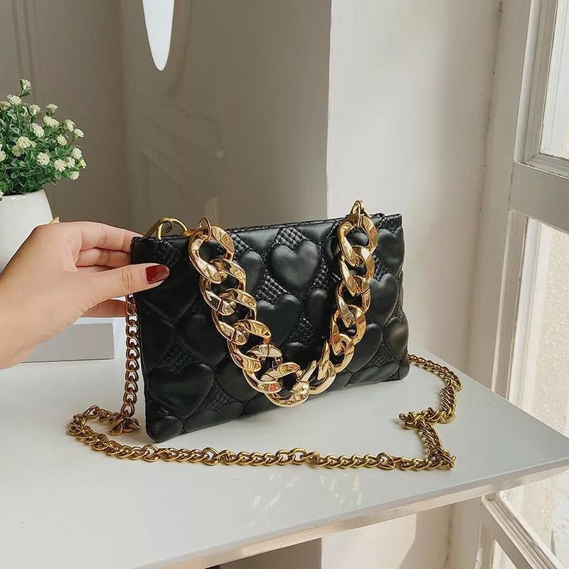 Chanel Candy Heart Mini Flap Bag Black Lambskin Enamel and Light Gold  Hardware in 2023