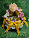 R.S. presenting  Cute Baby Nest Cradle Cum Carry Basket collection( Including light) for our Laddu Gopal ji -POSH001C