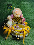 R.S. presenting  Cute Baby Nest Cradle Cum Carry Basket collection( Including light) for our Laddu Gopal ji -POSH001C