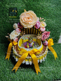 R.S. presenting  Cute Baby Nest Cradle Cum Carry Basket collection( Including light) for our Laddu Gopal ji -POSH001C