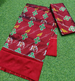 POORNENDU, TRADITIONAL AUTHENTIC ORIGINAL IKAT SILK SAREE FOR WOMEN -IKAT001P