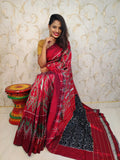 KANAKAVALLI , TRADITIONAL AUTHENTIC ORIGINAL IKAT SILK SAREE FOR WOMEN -IKAT001K