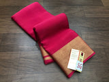 EXCLUSIVE PURE MYSORE WRINKLE  SILK CREPE SAREES WITH GOLD BORDER AND  BLOUSE-PDS001MYDP