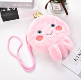 PLUSH OCTOPUS CUTE SLING BAG  FOR KIDS-ANKI001OB