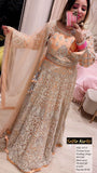 PEACH SURPRISE ,SELFIE KURTIZ HEAVY  PEACH COLOR BRIDAL LEHENGA WITH SILVER WORK FOR BRIDES-GANN001BLPH