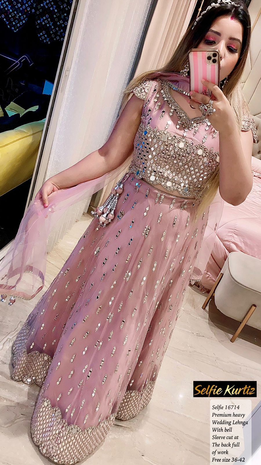 Buy Lehenga Choli | Hot Pink Zari Embroidered Bridal Lehenga Choli