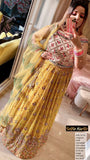 SELFIE KURTIZ HEAVY  HALDI LEHENGA FOR BRIDES-GANN001BL