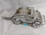 SILVER VINTAGE CAR , ANTIQUE FINISH GERMAN SILVER  VINTAGE CAR -SN001VC