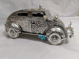 SILVER VINTAGE CAR , ANTIQUE FINISH GERMAN SILVER  VINTAGE CAR -SN001VC