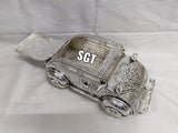 SILVER VINTAGE CAR , ANTIQUE FINISH GERMAN SILVER  VINTAGE CAR -SN001VC