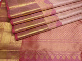 0225081 The creations of Master weavers Beautiful Pure Kanchipuram Silks, Zari Brocade Rich Borders & Grand Pallu Saree for Women-PDS001PKS