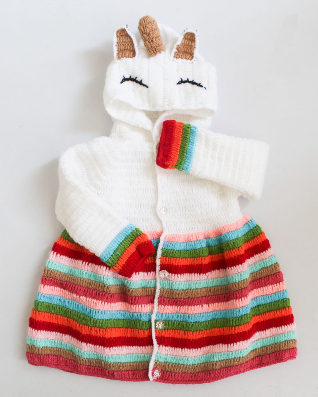 Unicorn Hood Sweater for Girls-OKG001UH – - Main Image