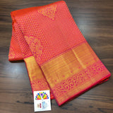 PRIYARAGINI , KANJEEVARAM BRIDAL SAREE WITH TWO GRAM GOLD WEAVES-PDS001RKSS,