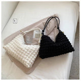 Women Bag Baguette Fashion Solid Zipper Shoulder Bags Handbags Crossbody All-match Girls Bag-PANI001HB