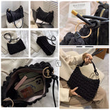 Women Bag Baguette Fashion Solid Zipper Shoulder Bags Handbags Crossbody All-match Girls Bag-PANI001HB