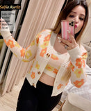 FLORAL WOOLEN CARDIGAN WITH INNER BUSTIER FOR WOMEN -ANKI001WCI