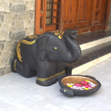 PAIR OF 2  , GAJRAJ AND URLIS FOR ENTRANCE DECOR-ANUB001PGU