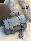 ELEGANT  HANDBAG AND SLING WID LONG BELT AND CLASSY LOOK WID INNER COMPARTMENT AND ZIP LOCK-SHARA001HB