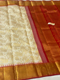 Kanchipuram pure silk handloom Saree with 2 gram pure zari-PDS001WKSS