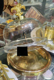Lily Glass Dome snacks/cake server-PANI001CD