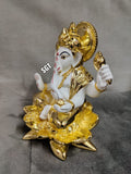 JAI GANESH ,24 KT GOLD PLATED LORD GANESH IDOL -SN001LGI