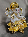 JAI GANESH ,24 KT GOLD PLATED LORD GANESH IDOL -SN001LGI
