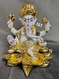 JAI GANESH ,24 KT GOLD PLATED LORD GANESH IDOL -SN001LGI
