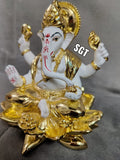 JAI GANESH ,24 KT GOLD PLATED LORD GANESH IDOL -SN001LGI