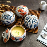 ELEGANT DESIGNER CERAMIC BOWL WITH LID -SKD001CBL