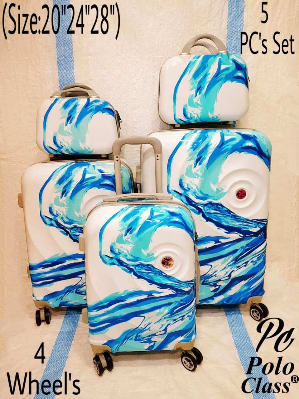 Buy Safari Twister Set of 3 Midnight Blue Trolley Bags