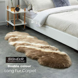 PREMIUM QUALITY SOFT RUG IN BROWN AND WHITE SHADE-GIRI001SFRBR