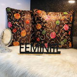 BROWN Beautiful Thread Work Designer Cushions Cover Set-PREET001CCBR