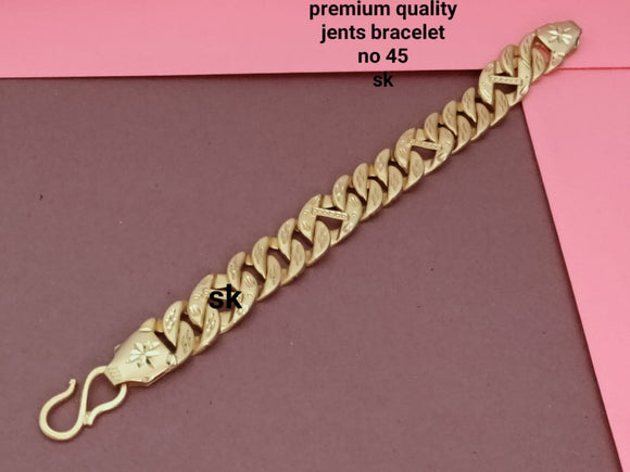 Golden chain with bracelet for men stylish - LvaCreation