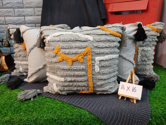 SET OF 5 , ELEGANT COTTON DESIGNER CUSHION COVERS-PRIYA001A15