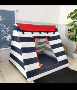 “Happy teepee tent” is an  amazing gifts for kids. they foster an imaginative space for little ones to develop their life skills through creative play-PANUB001TBW