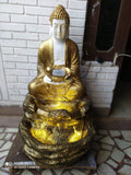 INSPIRATIONAL GOLDEN BUDDHA WATER FOUNTAIN-RK001GBF