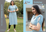 SANAM KURTI , Set of 6 Cotton Kurtis for Women -OM001SK