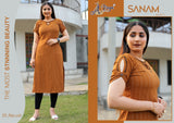 SANAM KURTI , Set of 6 Cotton Kurtis for Women -OM001SK