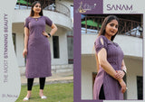 SANAM KURTI , Set of 6 Cotton Kurtis for Women -OM001SK