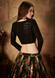 KAMINI , ELEGANT BLACK LEHENGA FOR WOMEN -LIW001B