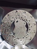 Silver plated Radha Krishna T light Holder -ANUB001RK